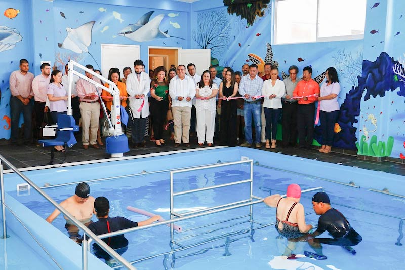 Therapeutic tank is inaugurated at the DIF